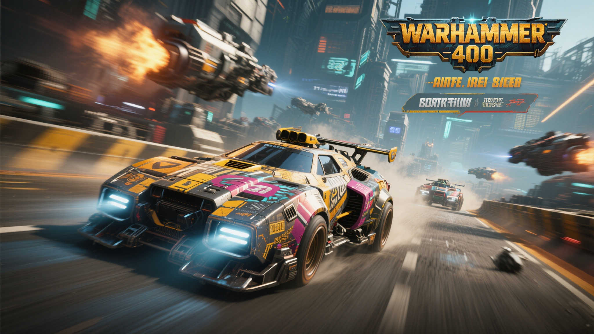 《战锤40K：极速狂飙》震撼发布：全新地图与模式等你挑战！